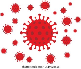 Covid 19 corona virus clip art vector