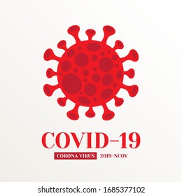 covid 19 , corona virus icon vector illustration