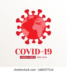 covid 19 , corona virus icon vector illustration