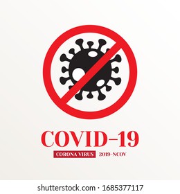 covid 19 , corona virus icon vector illustration