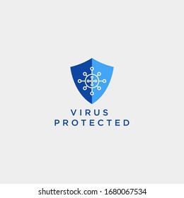Covid 19 corona virus symbol icon vector protect