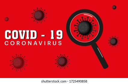 covid 19 corona virus vector design