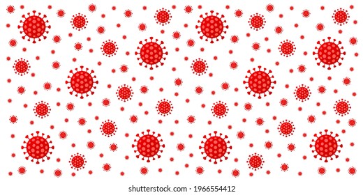 Covid 19 coronavirus Background. Micro coronavirus pattern. Flu and lung disease spreading of world. Concept Stopping Corona Virus. 