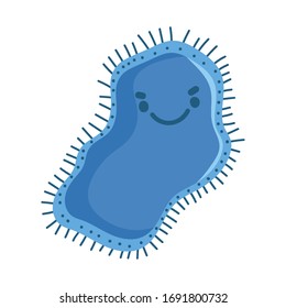 covid 19 coronavirus pandemic virus cartoon danger icon vector illustration