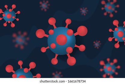 Covid 19 Coronavirus vector icon sign banner.Coronavirus outbreak covid-19 2019-nCoV symptoms in Wuhan China.