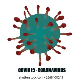 COVID 19- coronavirus. vector illustration