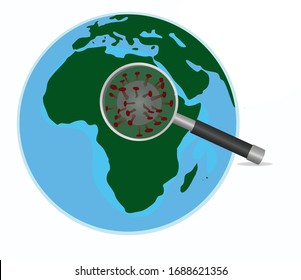 Covid 19- coronavirus world map. vector illustration