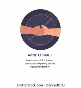 covid 19 disease prevention and sign vector for healthcare