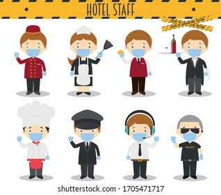 Hotel Staff Vector Character Images Stock Photos Vectors Shutterstock