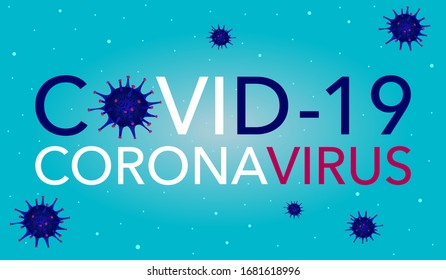 Covid 19, pandemic coronavirus, virus symbol, global warning. Covid-19 vector illustration background