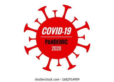 Covid 19 pandemic news background. Corona virus news article