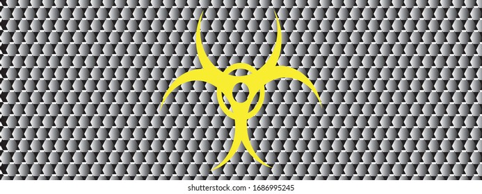 Covid 19 is a pandemic virus that easily spread. Coronavirus is infecting the world. Vector illustration wallpaper.