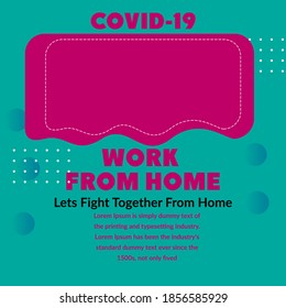 Diseño de plantilla de 19 publicaciones de Covid