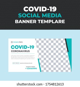 COVID -19 social media banner design  social media banner design modern and creative social media banner design medical health care social media template