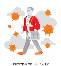 Se pueden utilizar 19 ilustraciones temáticas con una combinación de colores rojo, naranja y gris para diversos fines gráficos, tanto digitales como impresos 3ª parte