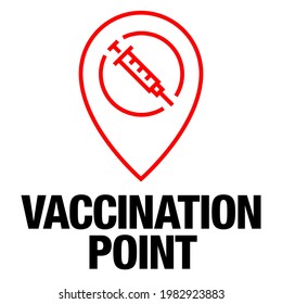 Covid 19 vaccine vector icon badge.