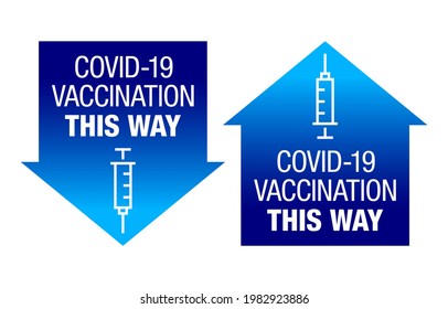 Covid 19 vaccine vector icon badge.