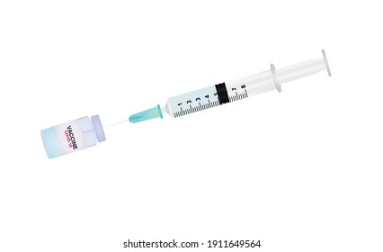 Covid 19 vaccine. vector illustration