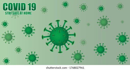 covid 19 virus concept illustration