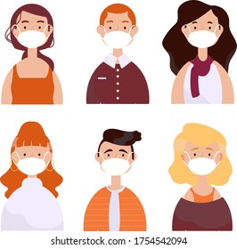 covid 19, virus, corona, pandemic, illustration, vector