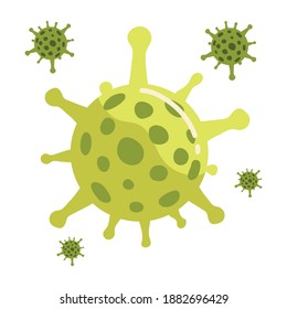 covid 19 virus design of 2019 ncov cov and coronavirus theme Vector illustration