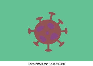 CoViD 19 Virus illustration vector template for use