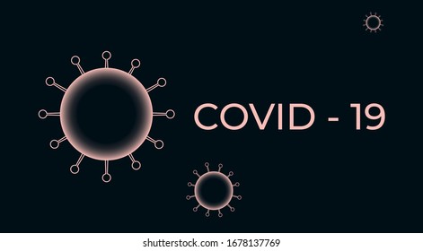 Covid 19 Virus Vektorillustration Illustration, Corona Virus