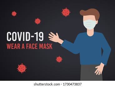 covid 19 wear a face mask, protective from covid 19, wuhan corona virus