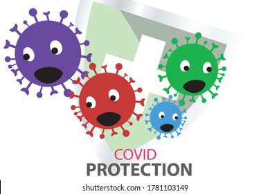 Covid 19/Corona-Virus-Schutzschild