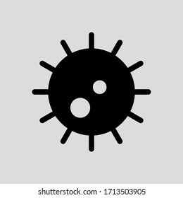 covid 2019 vector icon flat simple