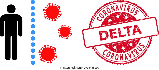 Covid antivirus wall icon on a white background. Isolated covid antivirus wall symbol with flat style.
