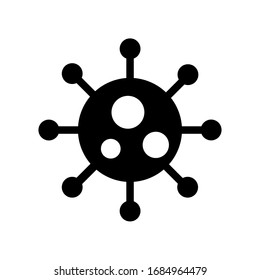 covid, coronavirus, virus, corona, pandemic icon vector