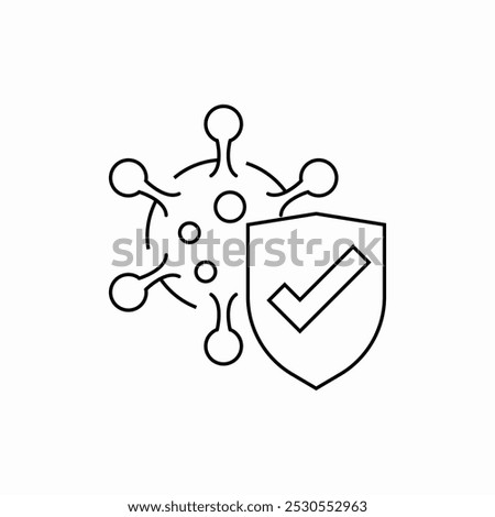 covid insurance icon sign vector