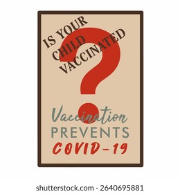 covid new variant vaccination poster