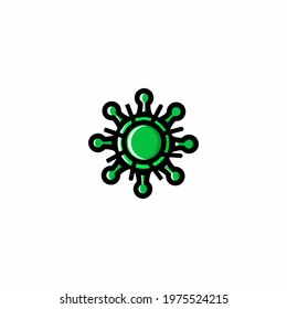 Covid Pixel Perfect Outline Color Icon Illustration Design Vector eye-catching pixel perfect icon. Perfect for website, presentation, social media, and many more. Icon design outline color style