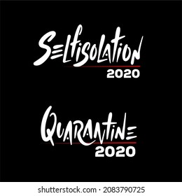 Covid Quarantine Selfisolation Vector Design