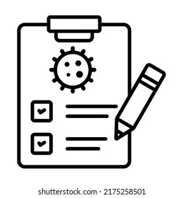 prueba de covid Diseño de conceptos modernos, ilustración vectorial