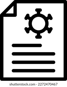 ilustración de covid Vector sobre un fondo transparente. Símbolos de calidad superior. Iconos vectoriales de línea delgada para el diseño de conceptos y gráficos.