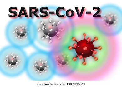Covid virus mutation in eps view.