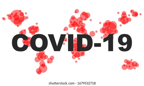 Covid-19 Hintergrund.Beenden Sie das Coronavirus-Konzept. Coronavirus-Kontrolle. Koronavirus bekämpft werden. Vektorillustration.