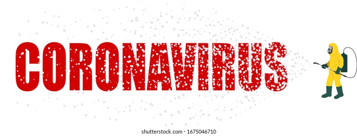 COVID-19 Corona Virus 2020. virus disease, virus infections prevention methods.
Illustration vector graphic of image man wearing hazmat suits to prevent Coronavirus and diseases. 