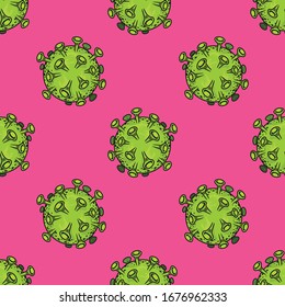 COVID19 - Corona Virus 2020. Virus disease, virus infections - Infinite pattern