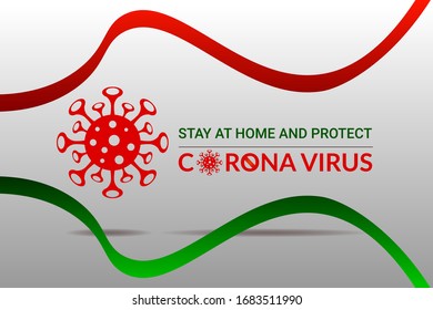 Covid-19.Corona Virus 2020. Methode zur Vorbeugung der chinesischen Viruserkrankung, Virusinfektionen. Logo oder Symbol des Corona-Virus.