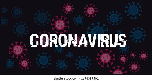 COVID-19. Corona Virus 2020. Poster illustration.