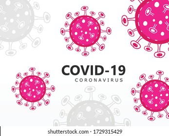 COVID-19, Corona Virus Concept. Vector Illustration, Design.