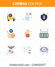 COVID19 corona virus contamination prevention. Blue icon 25 pack such as  washing; hygiene; hand wash; hands; virus viral coronavirus 2019-nov disease Vector Design Elements