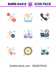 COVID19 corona virus contamination prevention. Blue icon 25 pack such as  cleaned; protect; water bowl; hand; on viral coronavirus 2019-nov disease Vector Design Elements