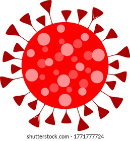Covid19 Corona Virus  Germ Vector