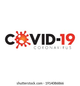 COVID-19 (corona virus) logo vectoer