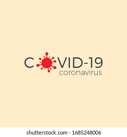 Covid-19 Corona Virus Logo vector